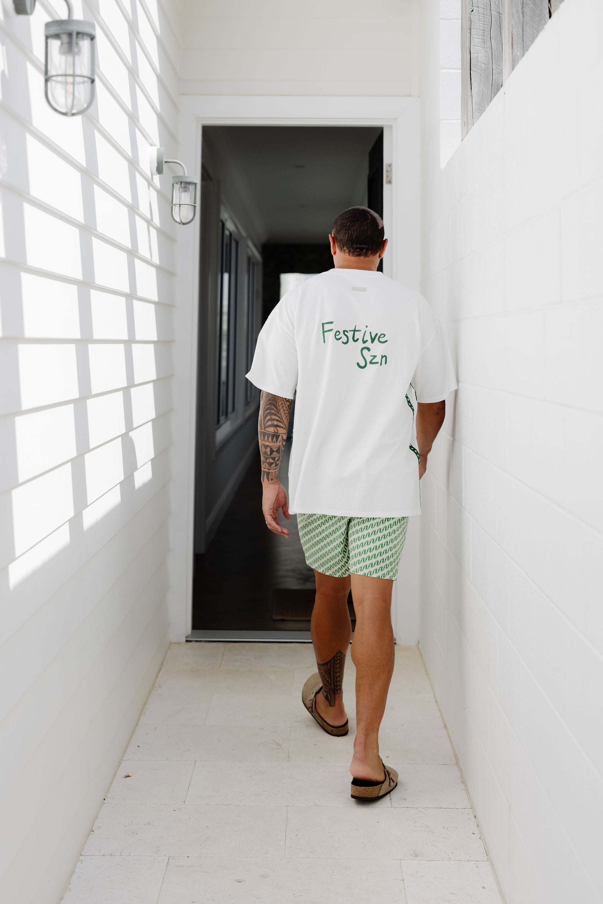 Adults Festive Szn Tee - White