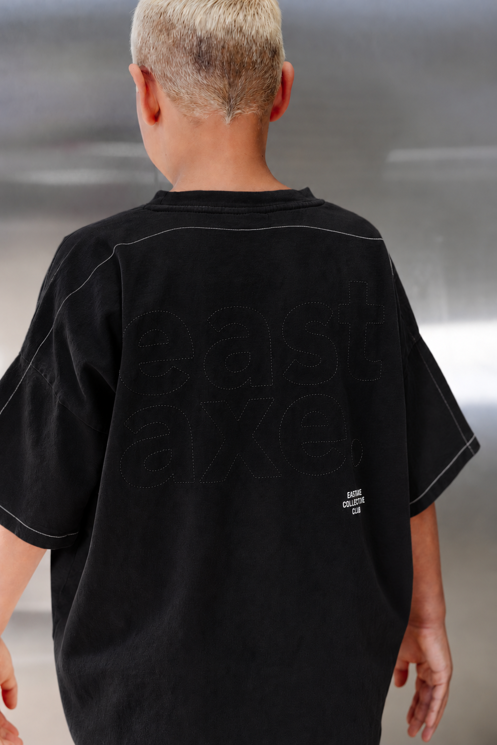 Teen Classic Box Fit Tee - Black