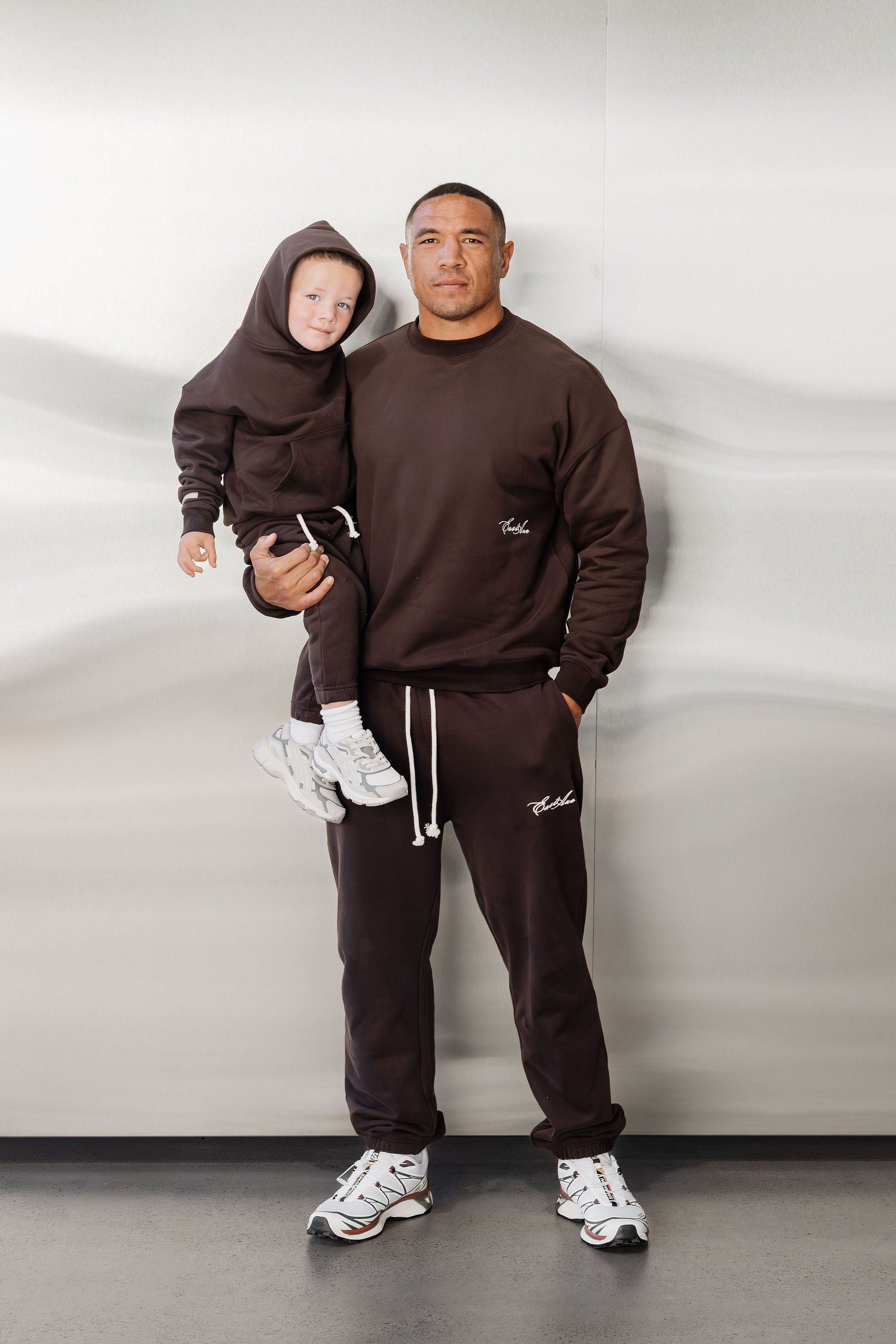 Kids Fleece Hoodie - Chocolate