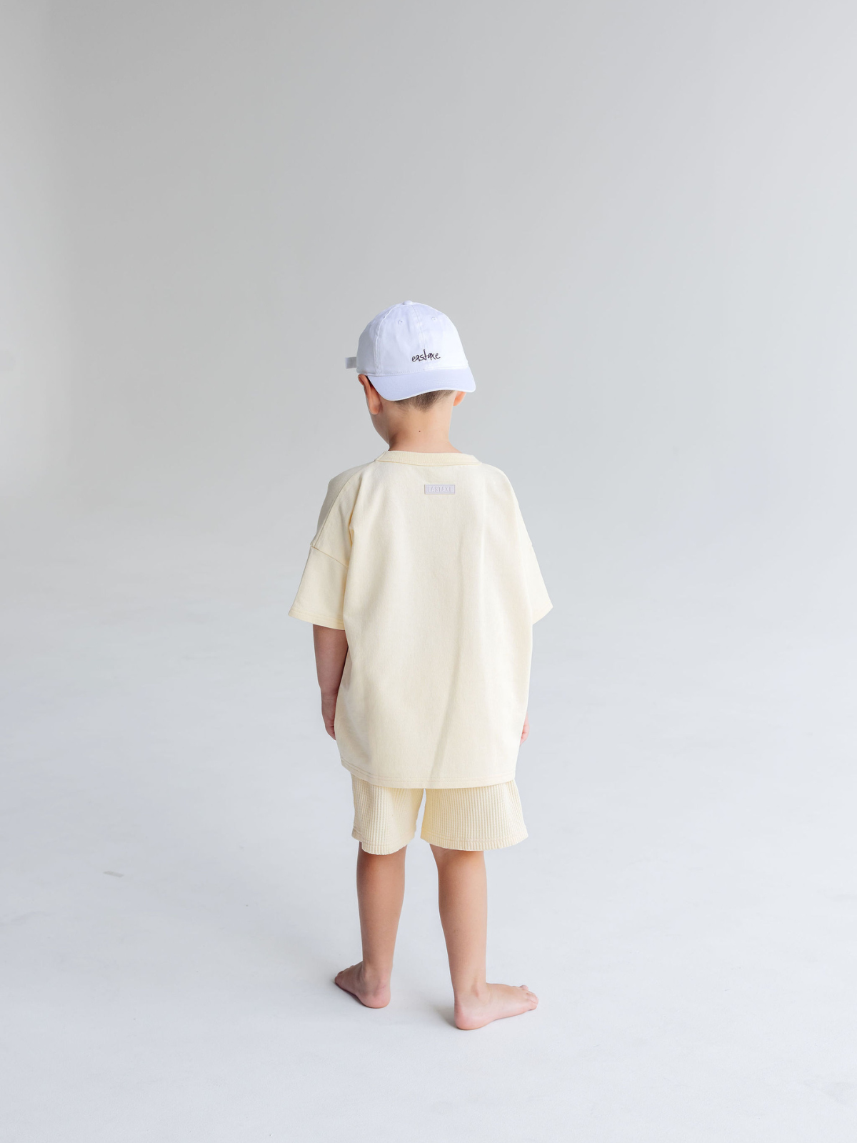 Kids Waffle Shorts - Butter