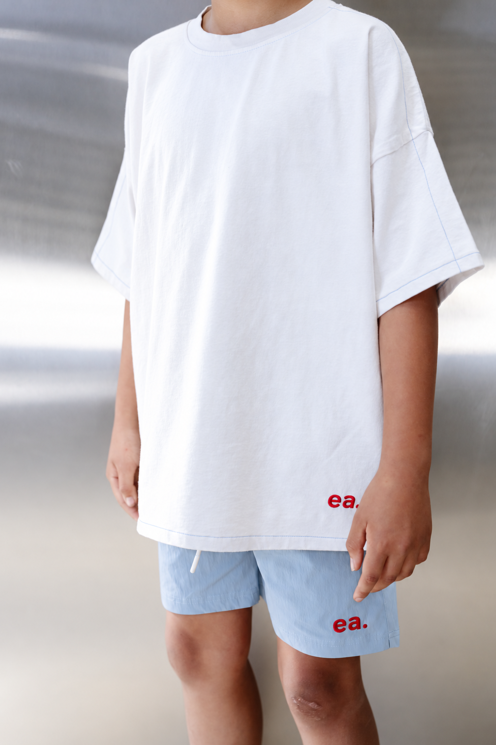 Teen Classic Box Fit Tee - White