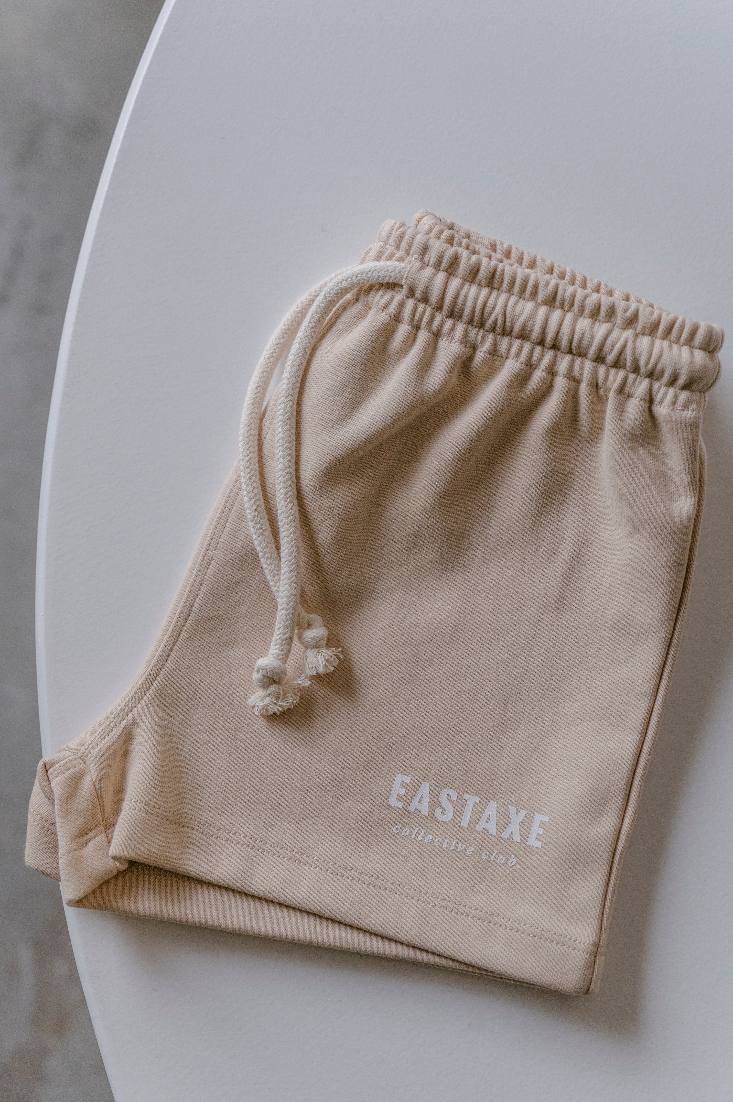 Heavy Cotton Shorts - Cream