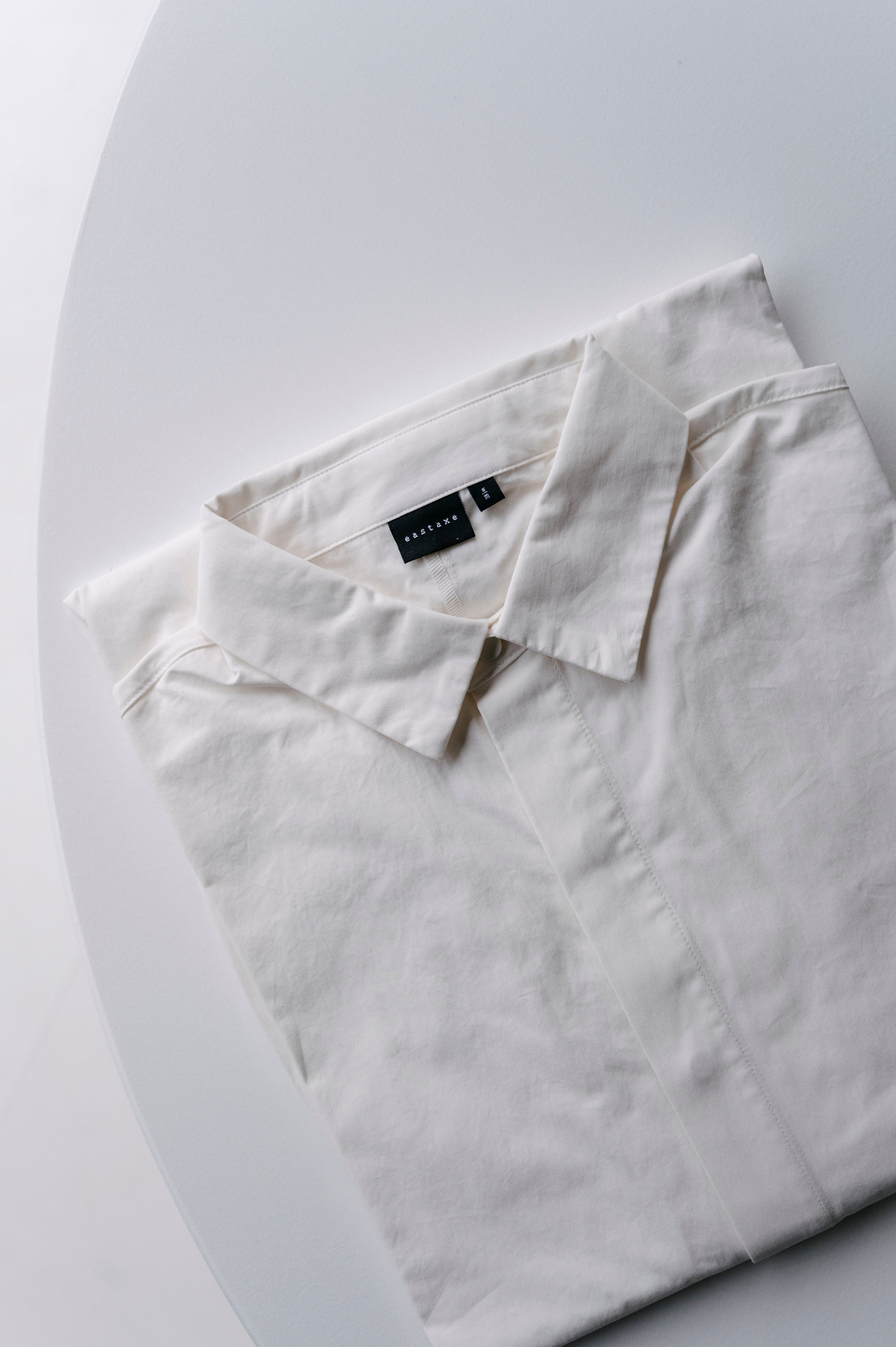 Long Sleeve Button Up Shirt - White