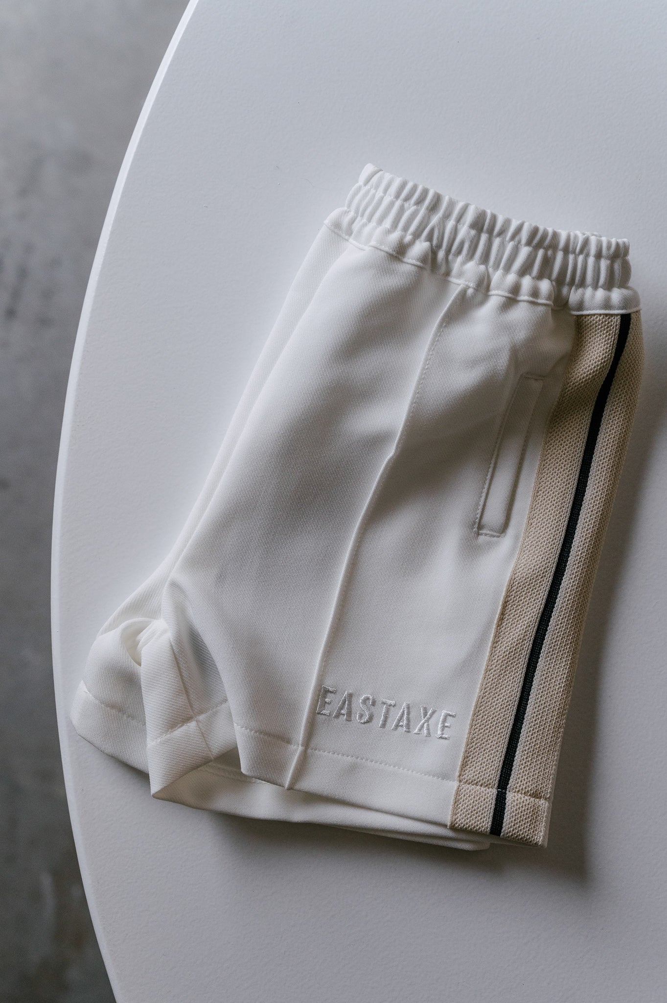 Monogram Trackshorts - White