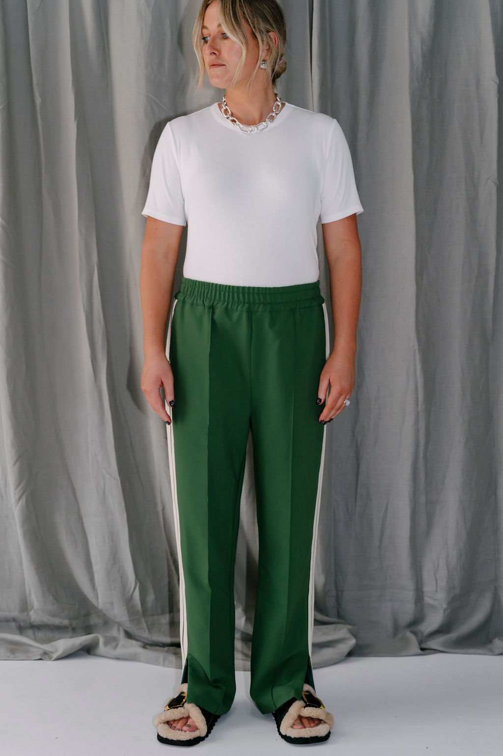 Woven Trackpant - Green