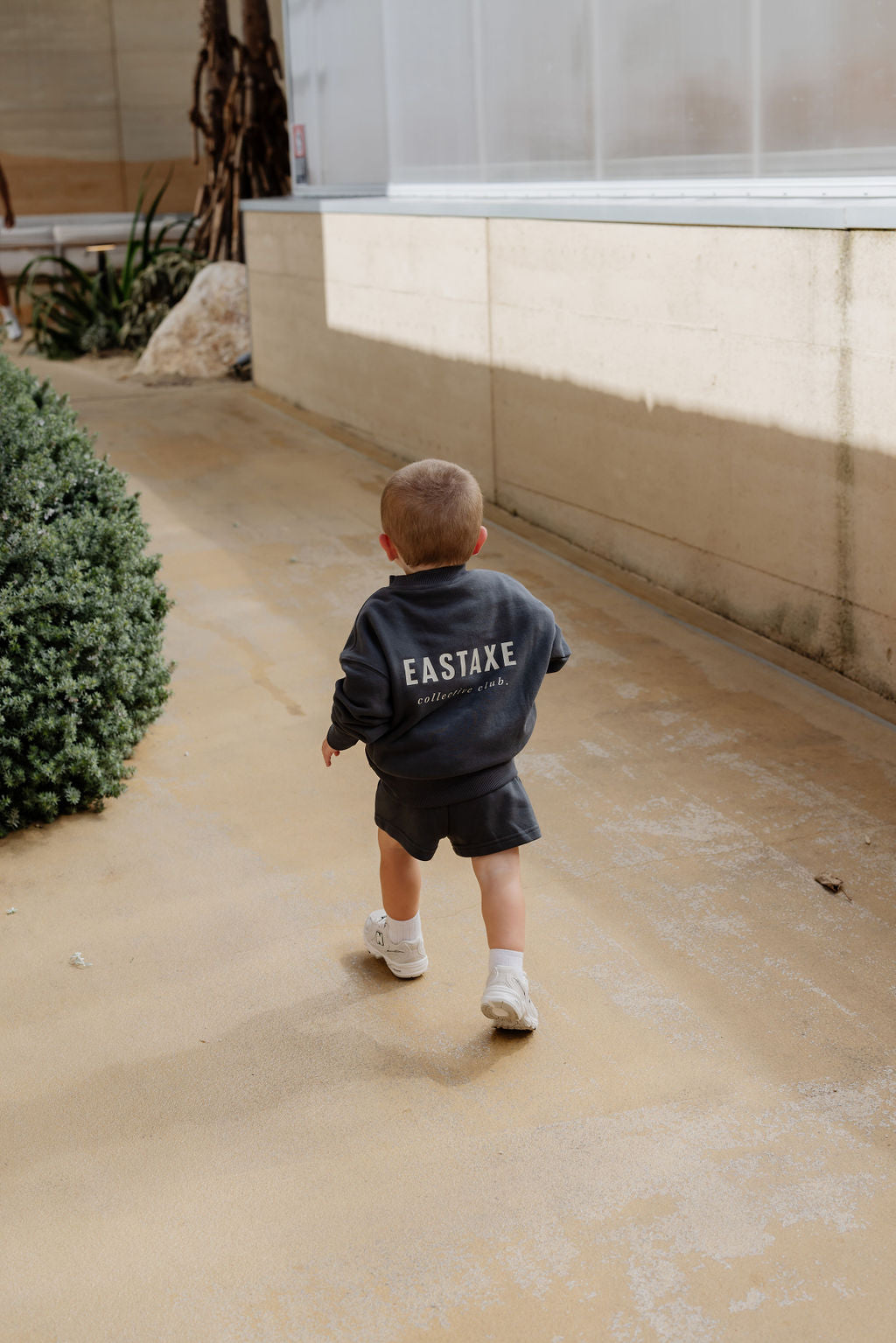 Kids Crewneck - Washed Grey