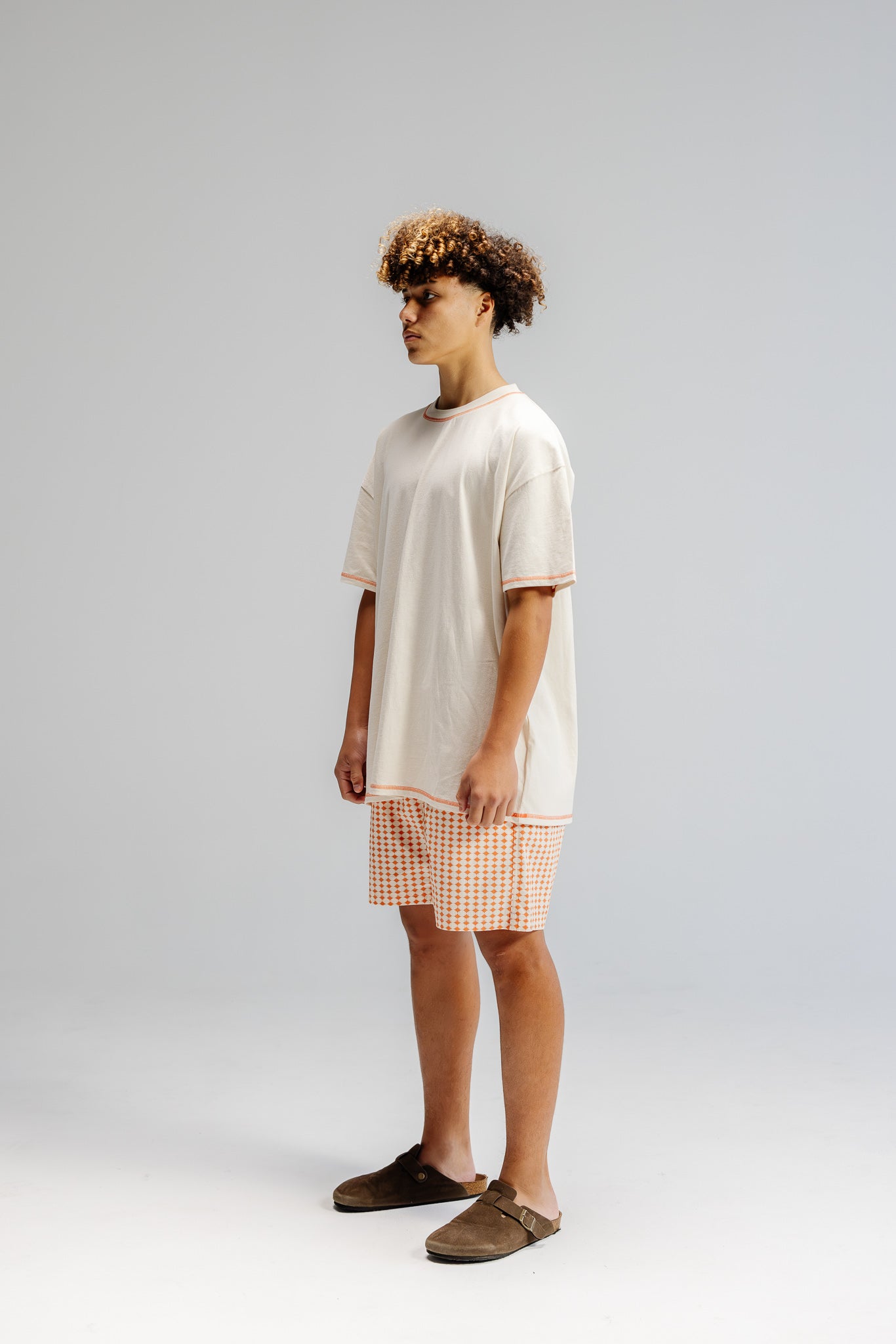 Snr Classic Box Fit Tee - Beige
