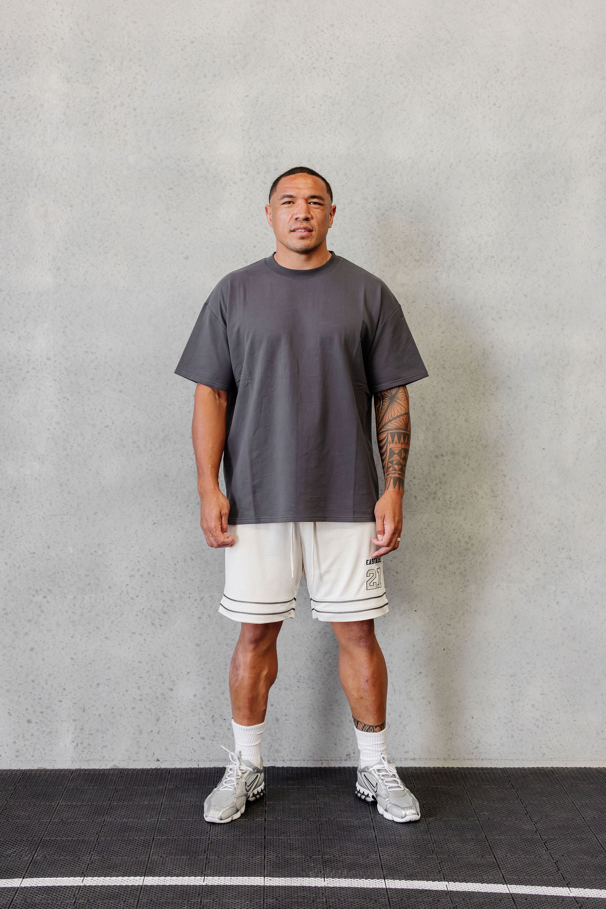 Adults Essential Tee - Charcoal