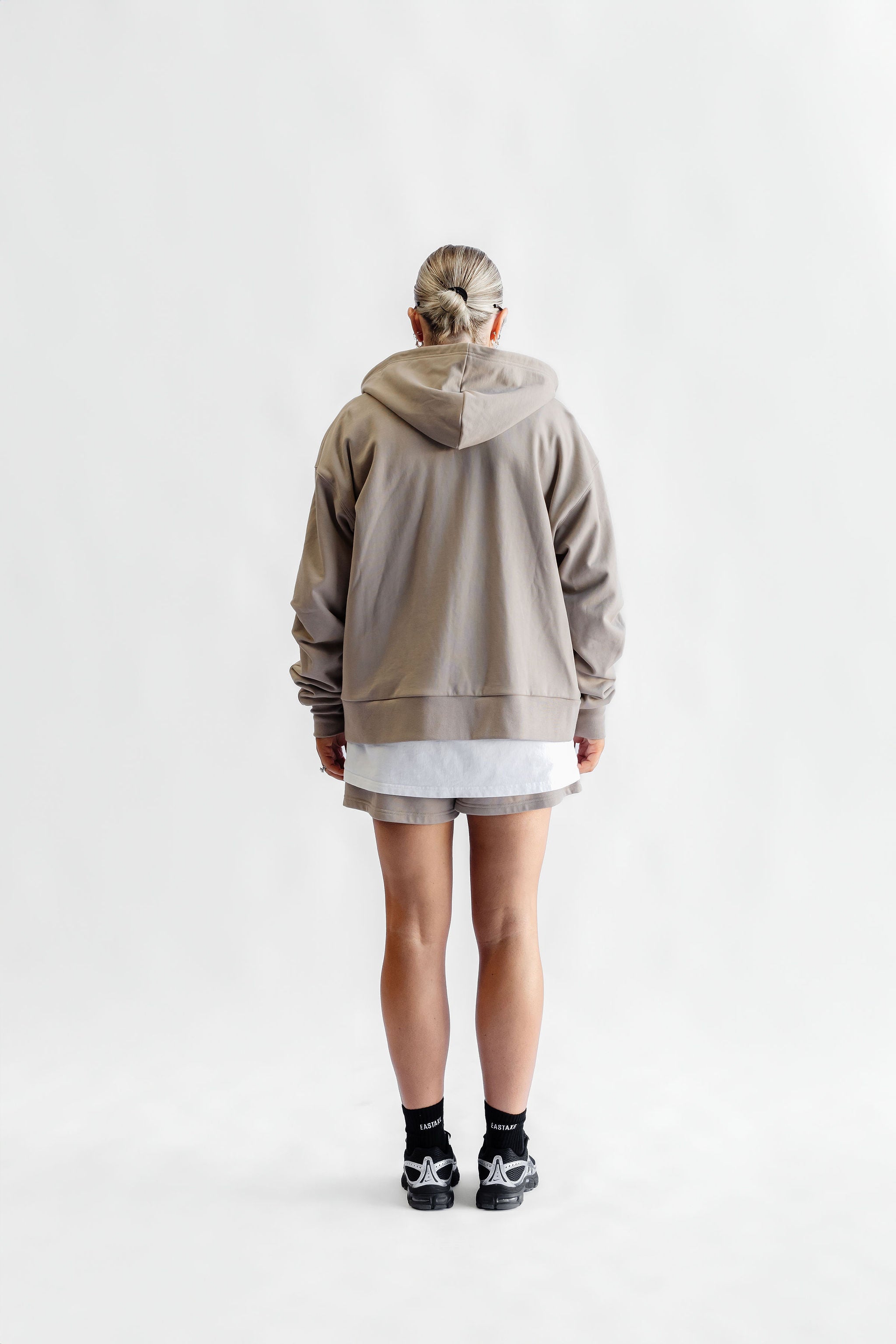 Unisex Zip Hoodie - Taupe Unisex Zip Hoodie - Taupe
