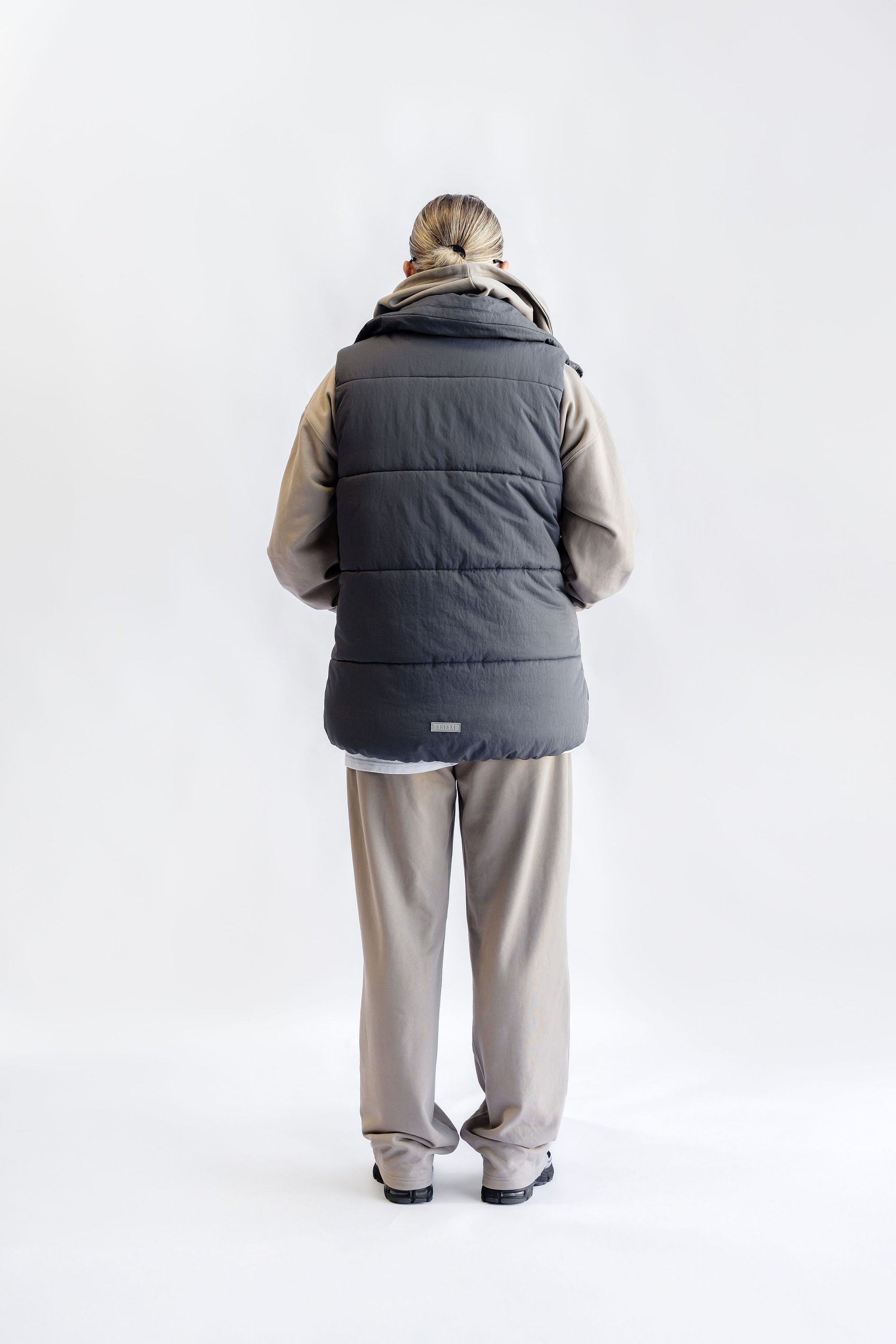 Unisex Puffer Vest - Midnight Grey