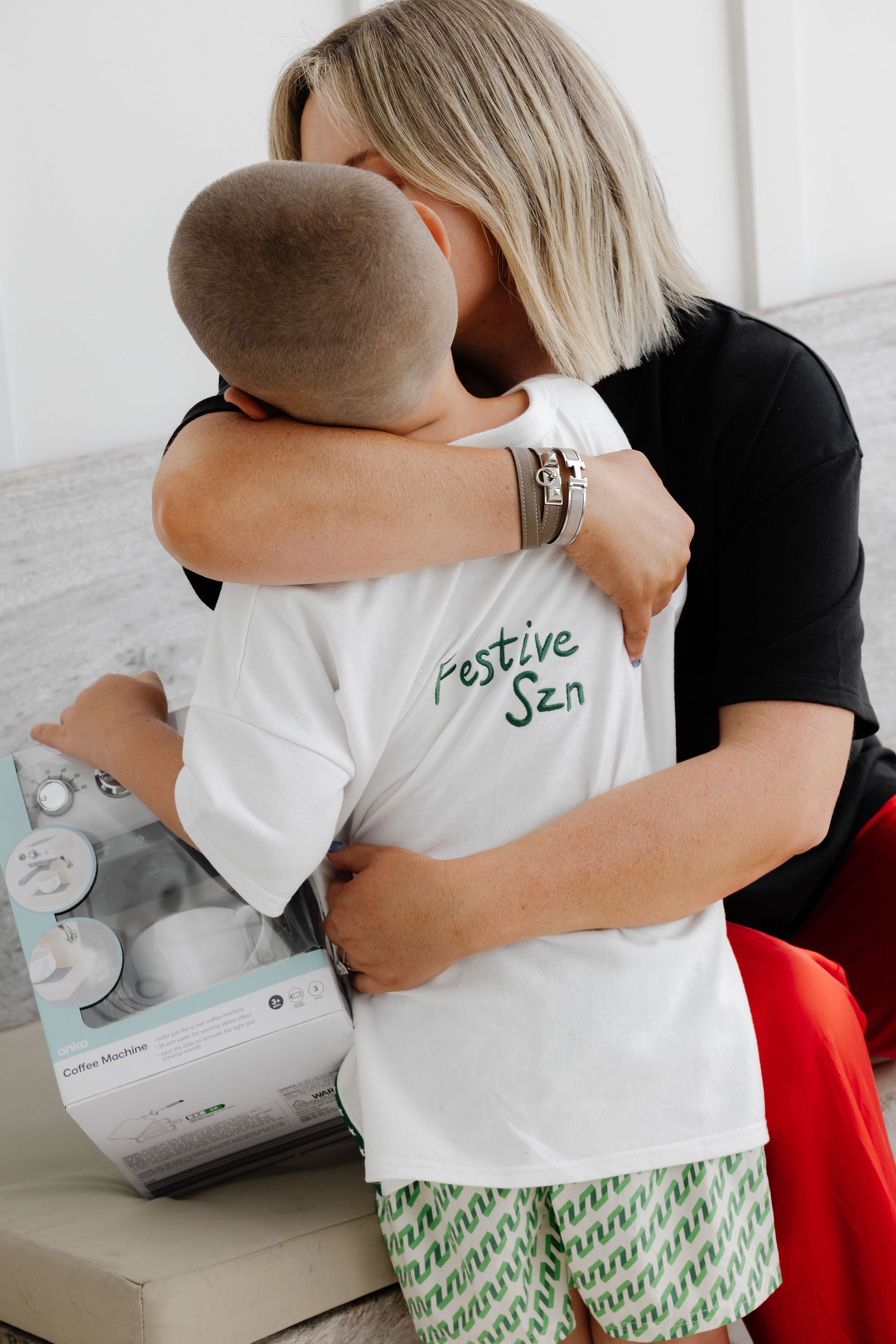 Kids Festive Szn Tee - White