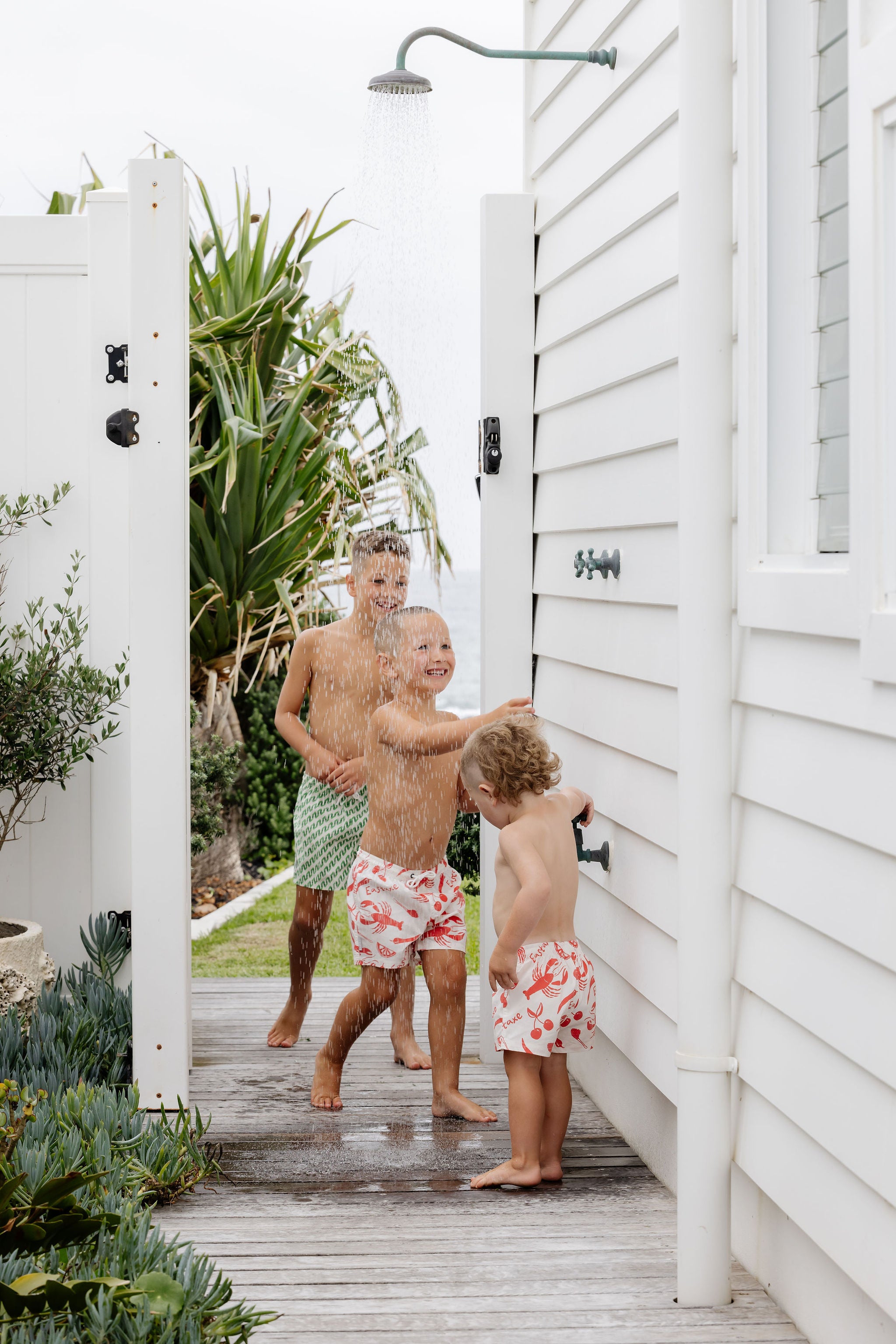 Jnr Board Short - Zesty Red