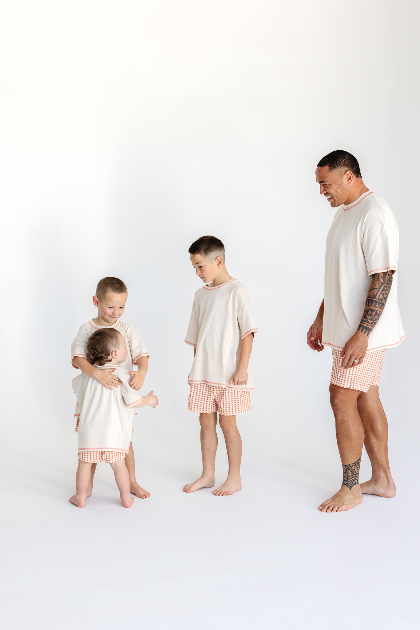 Jnr Classic Box Fit Tee - Beige