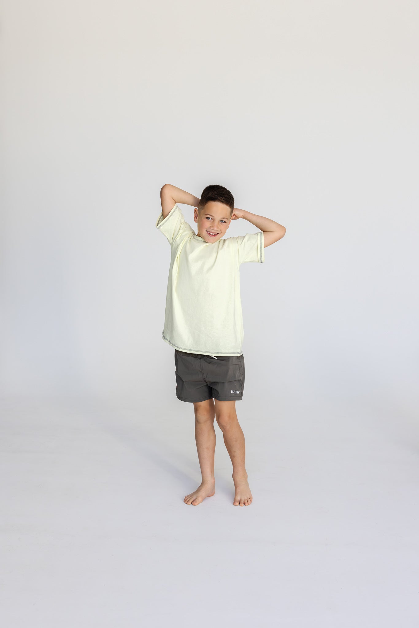 Jnr Board Short - Charcoal