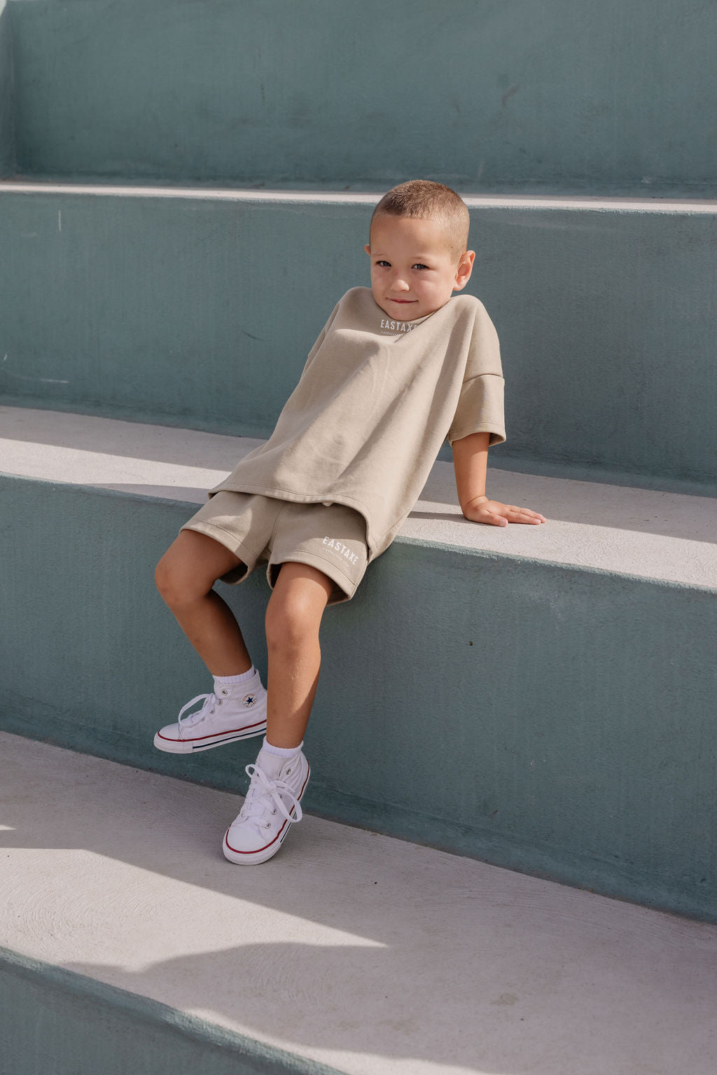 Heavy Box Fit Tee - Sage