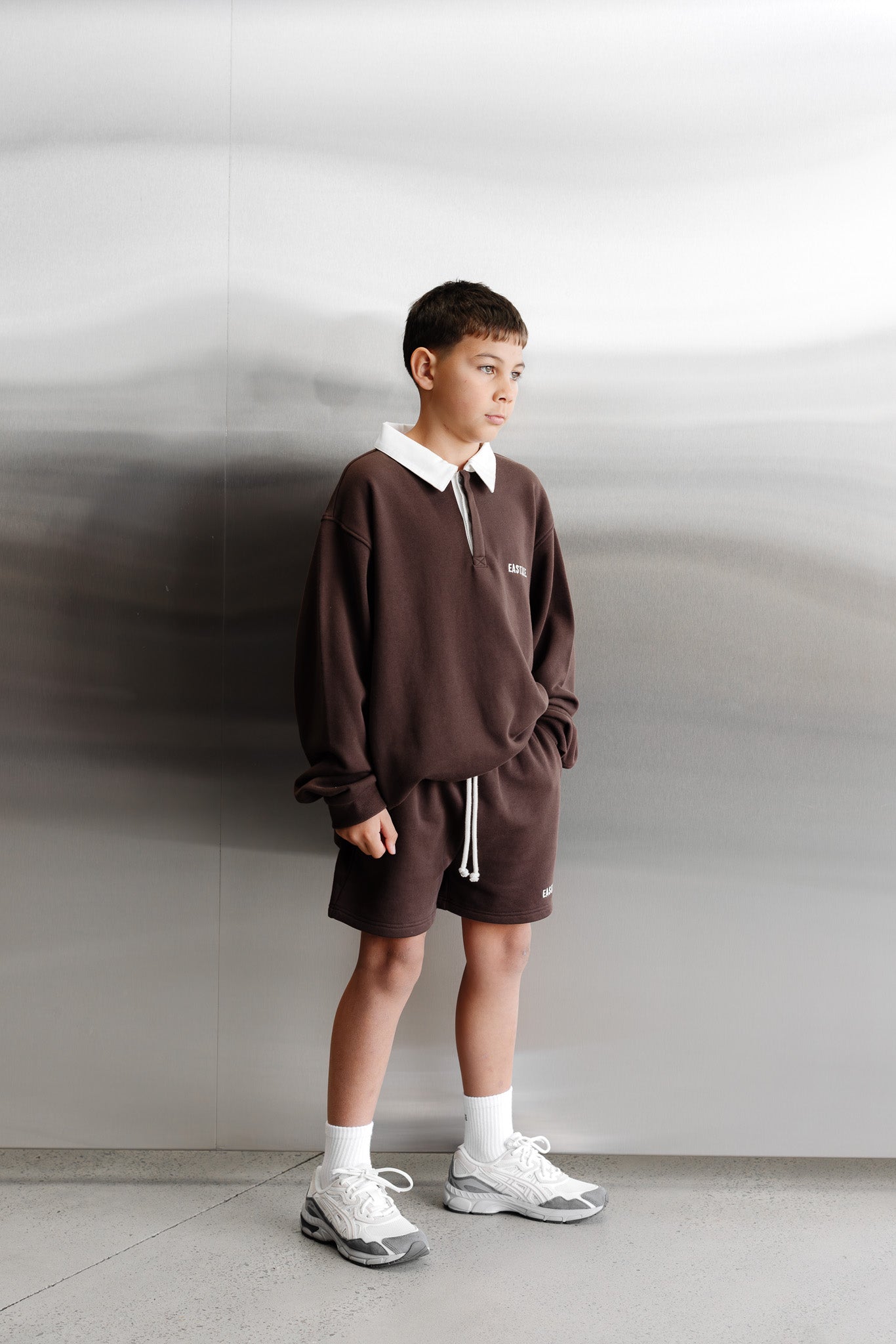 Teen Rugby Polo - Chocolate
