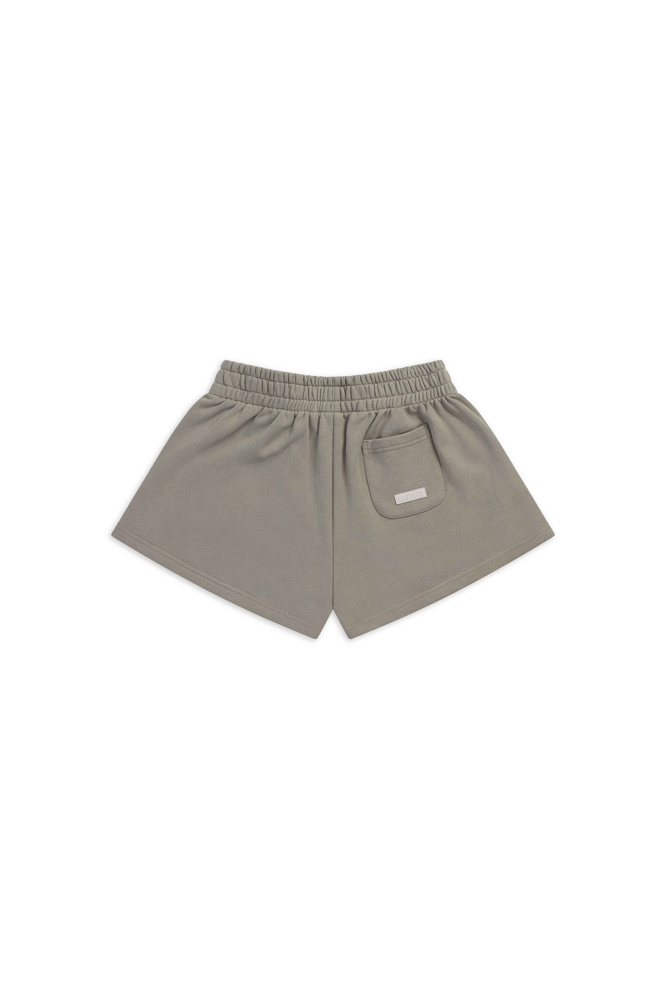 Womens High Rise Shorts - Stone