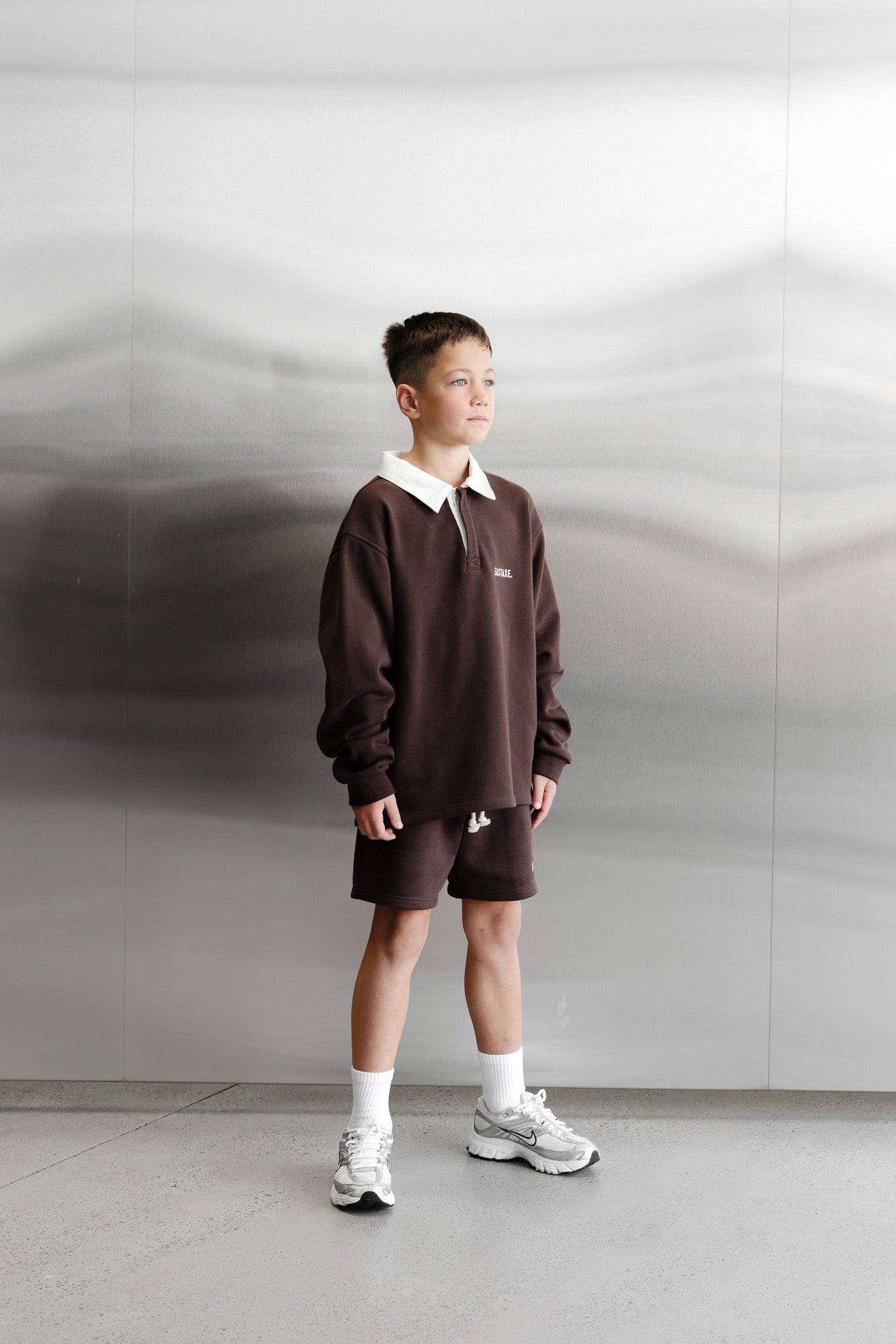 Kids Rugby Polo - Chocolate