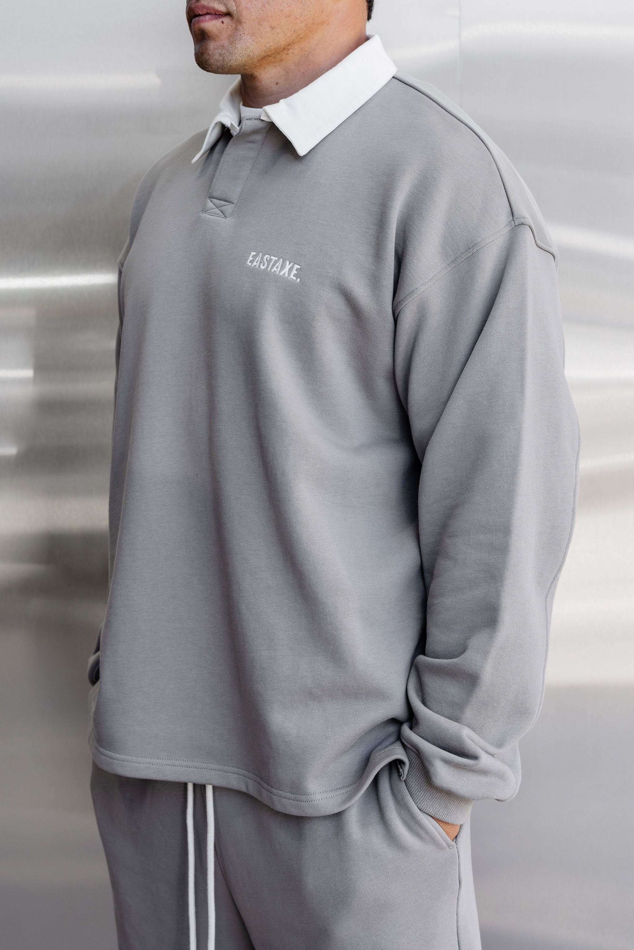 Unisex Rugby Polo - Stone