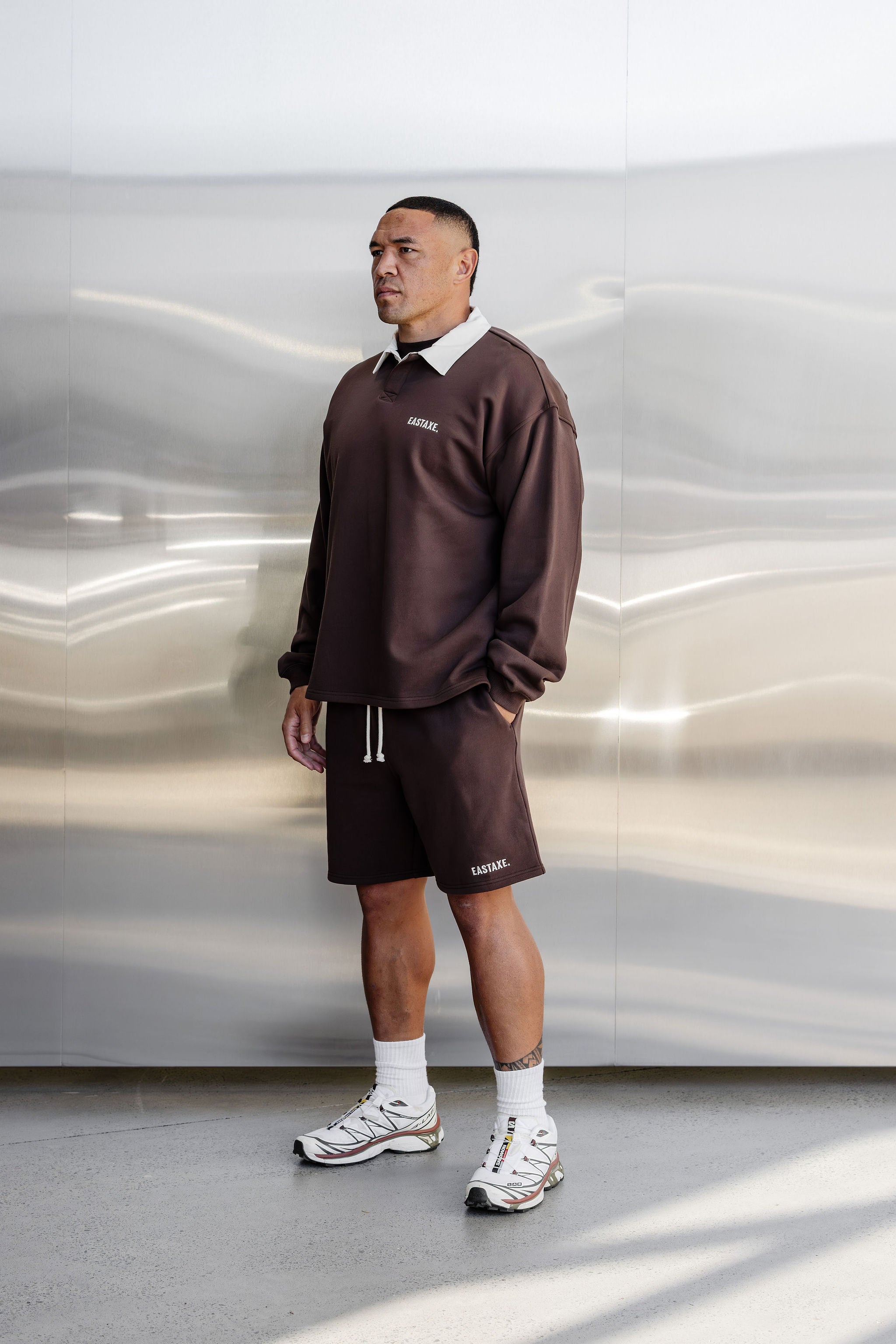 Unisex Rugby Polo - Chocolate