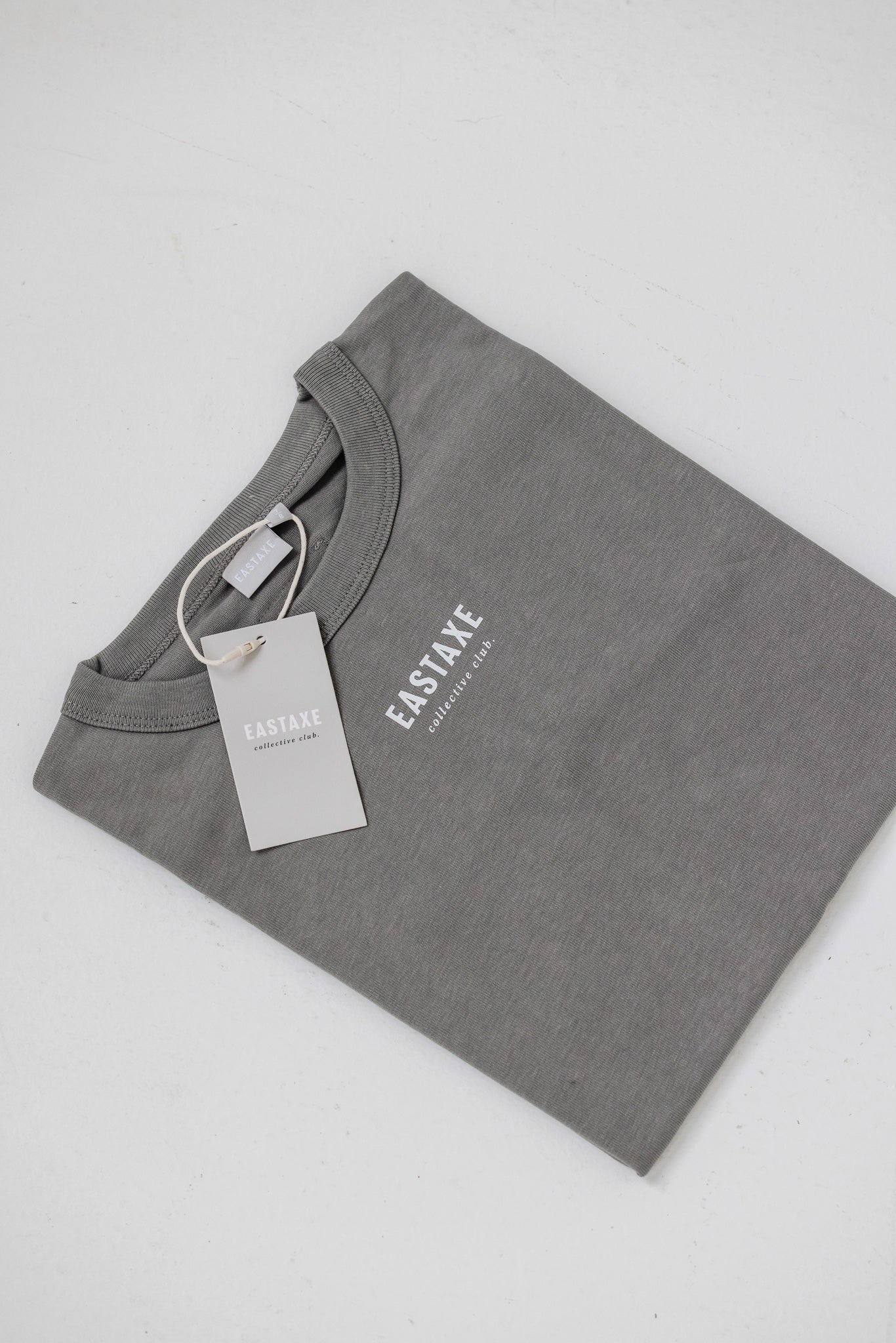 Everyday Box Fit Tee - Light Grey