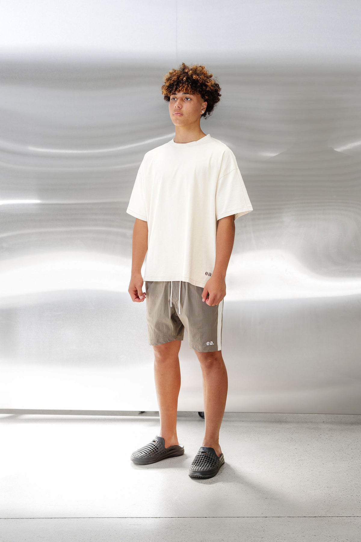 Unisex Classic Box Fit Tee - Beige