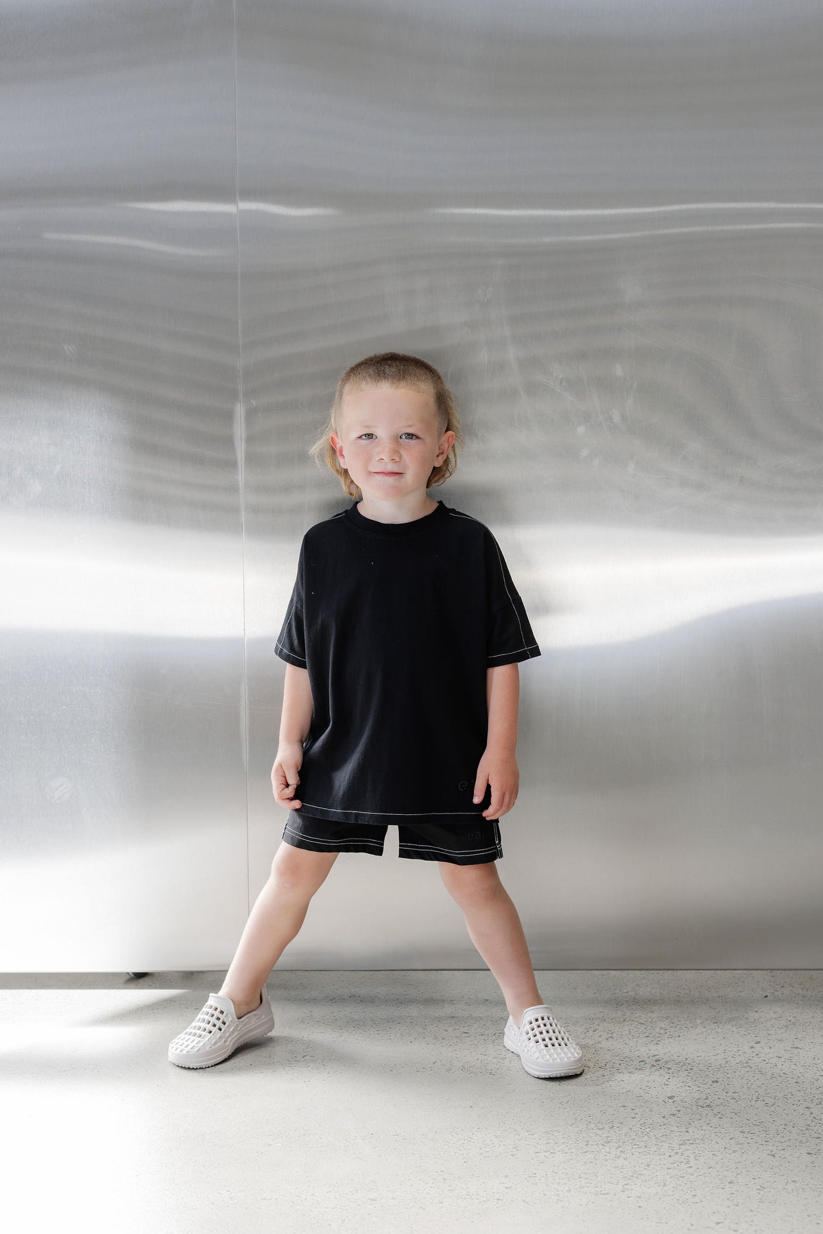 Jnr Board Short - Black