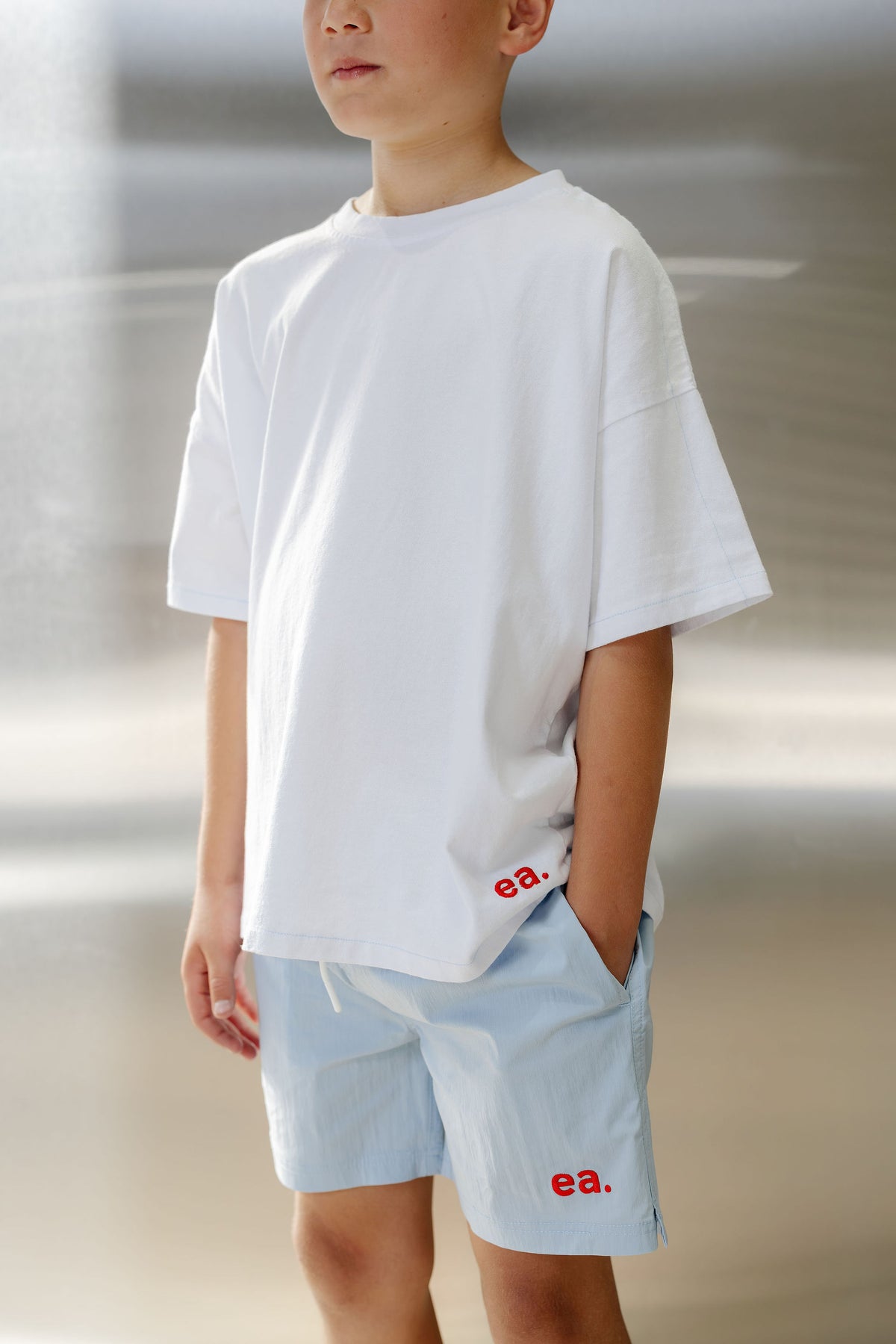 Jnr Board Short - Ice Blue