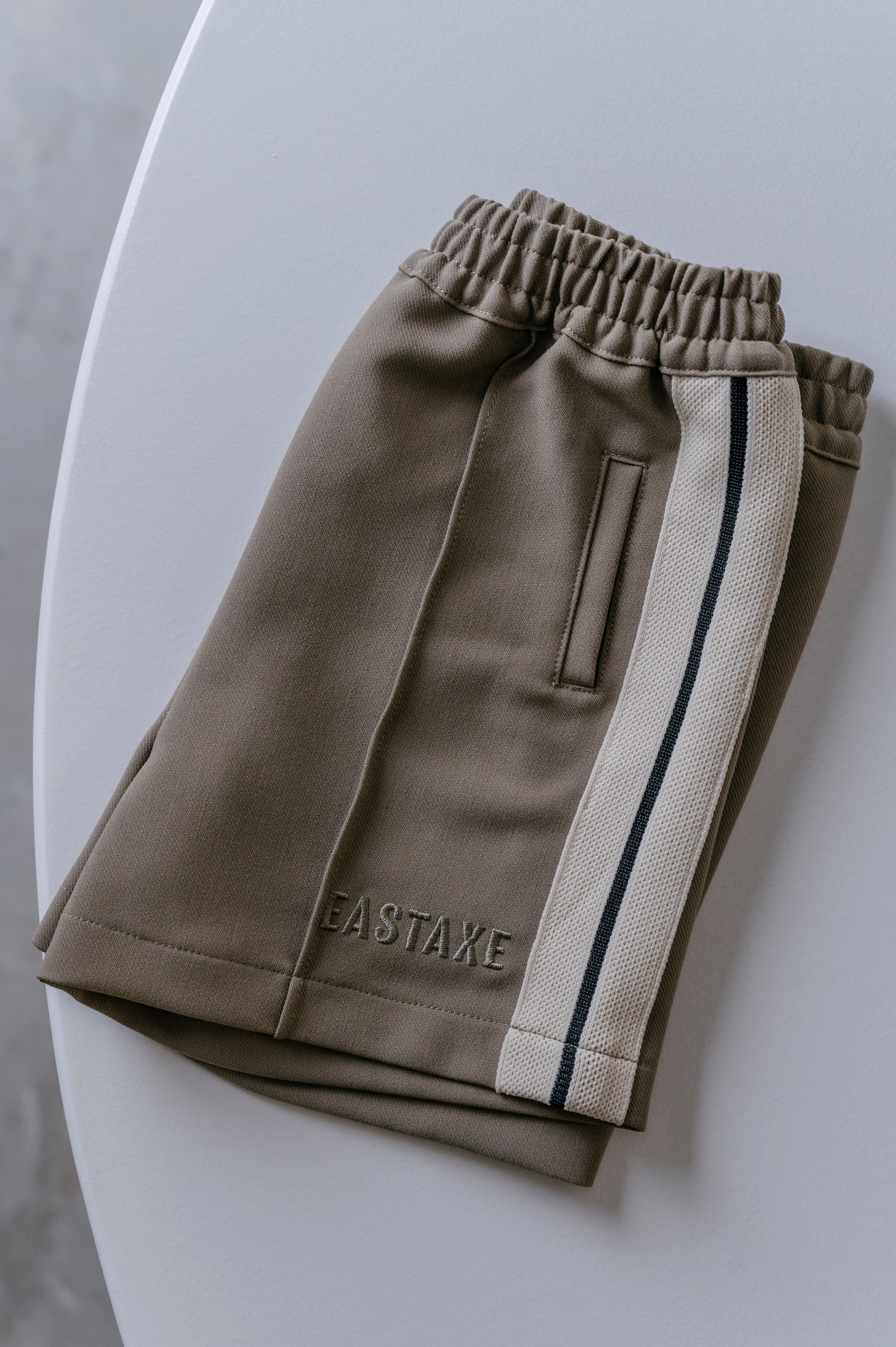 Monogram Trackshorts - Olive