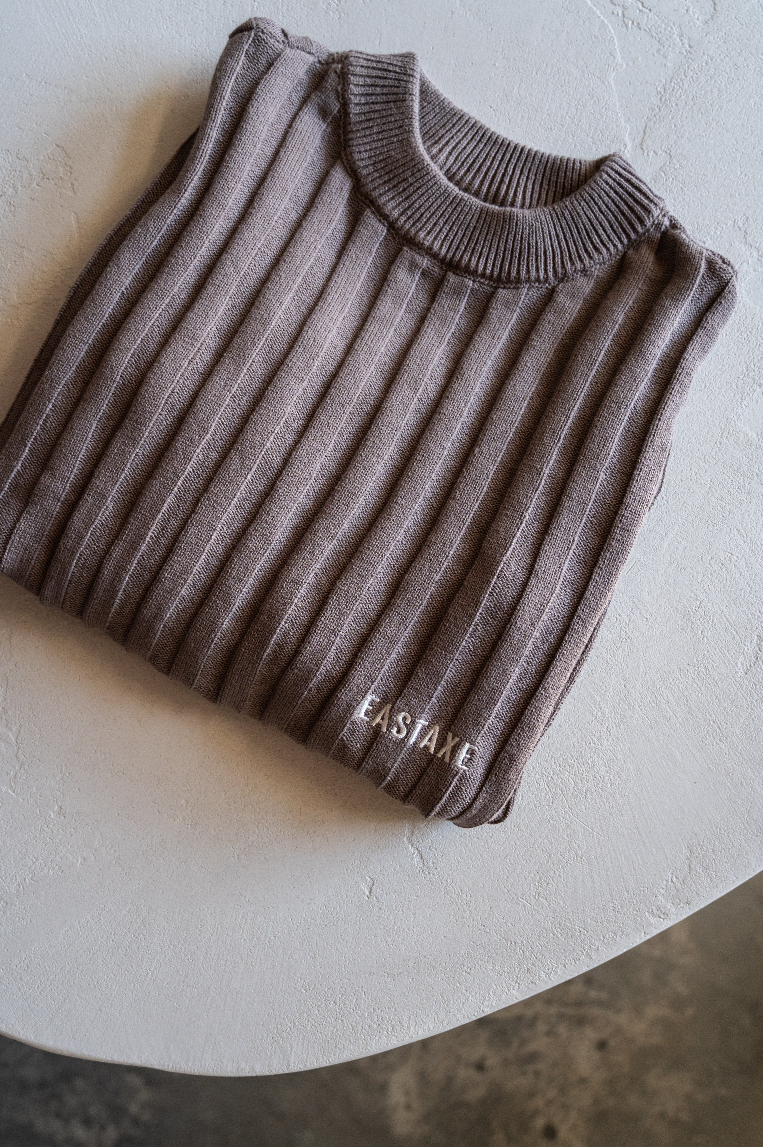 Knitted Crewneck - Light Brown