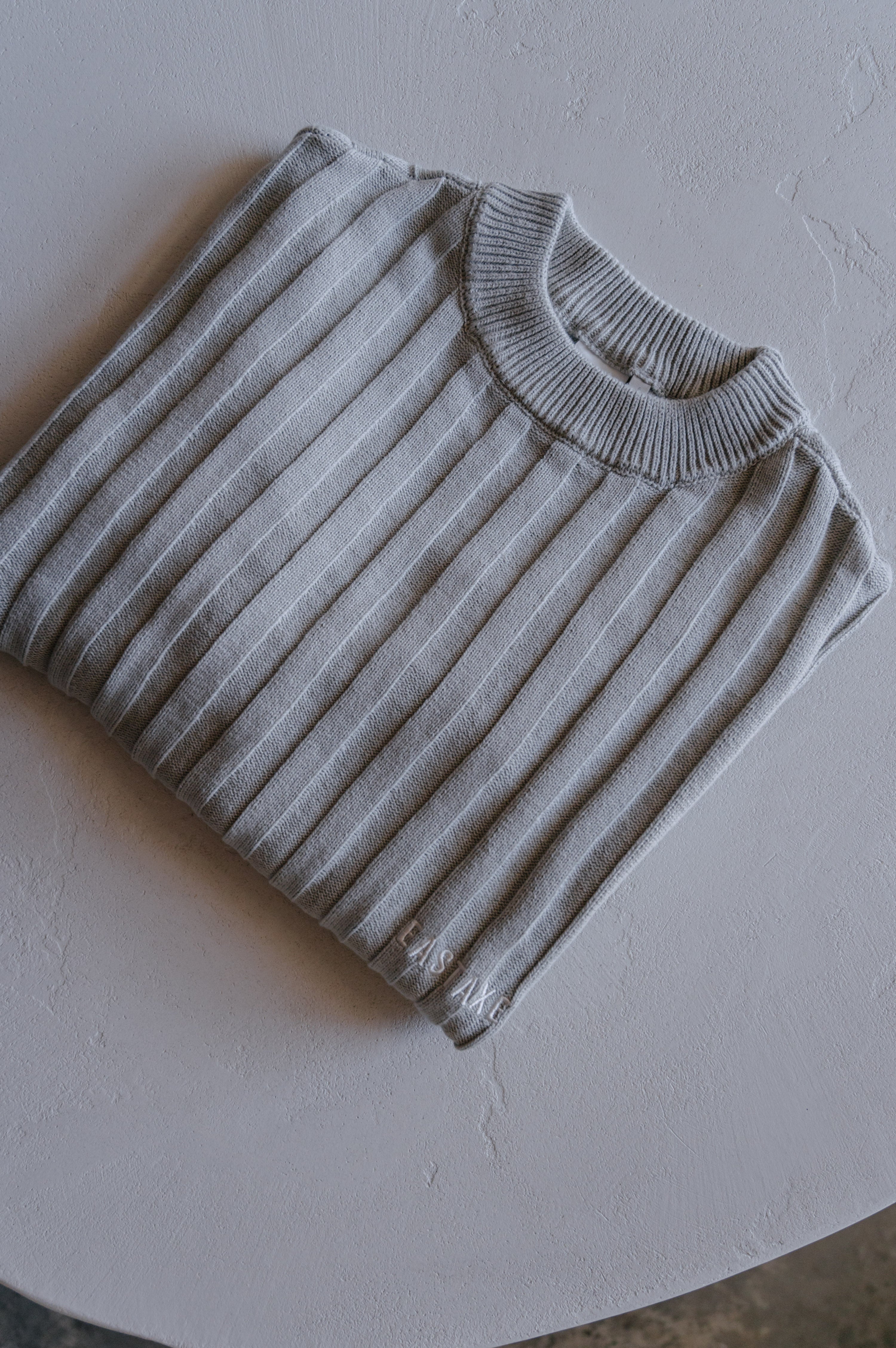 Knitted Crewneck - Light Grey