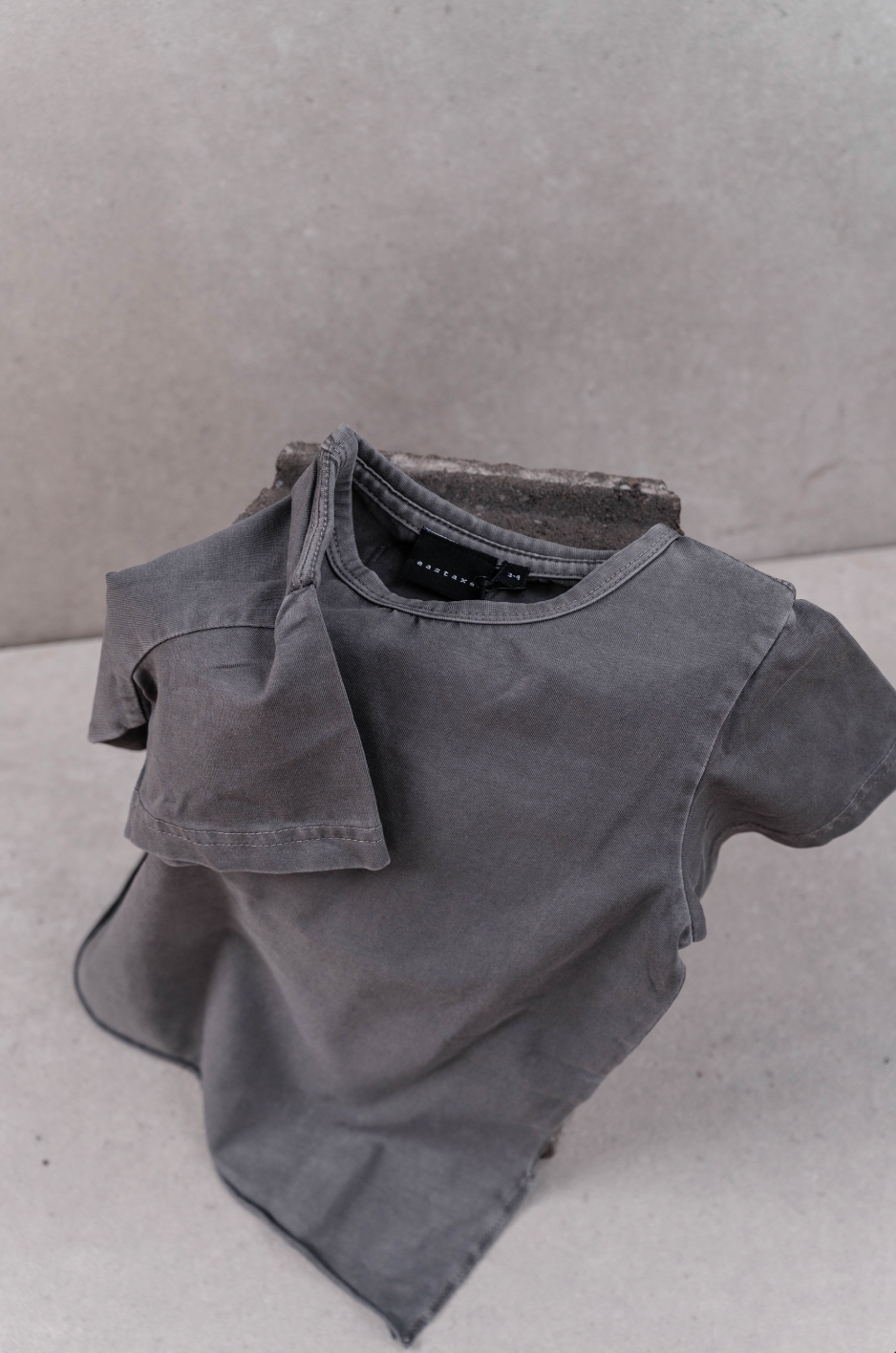 Added Line Tee - Washed Grey