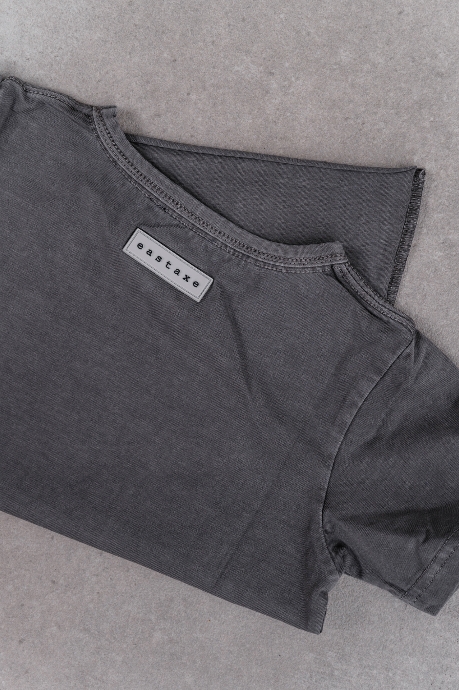 Added Line Tee - Washed Grey